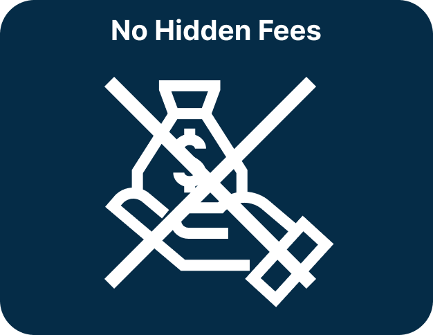 cobweb pay has no hidden fees