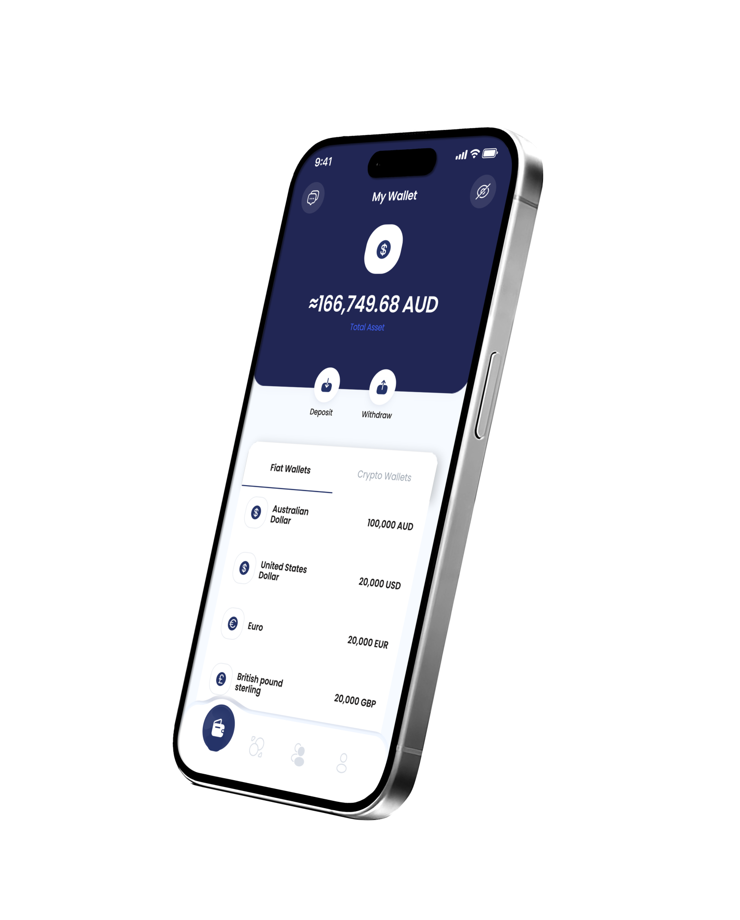 use the otc function to convert your tether into many fiat currencies on cobweb pay